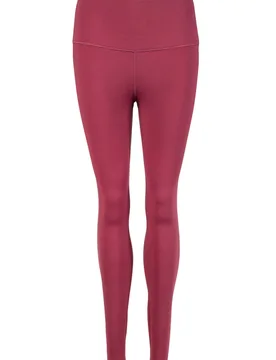 Women's 1 Pack High Waisted 7/8 Leggings Garnet Python M - Red - Size: Medium - Tavi Noir - FashionsVida