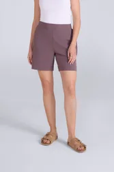 Womens Travel Agile Short - Taupe - Taupe - Size: 20
