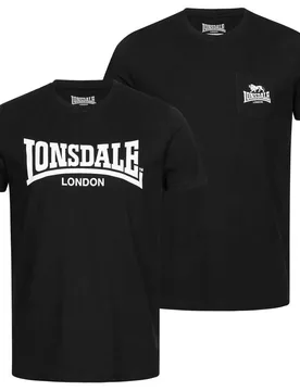 T-shirt à Manches Courtes Sussex 2 Unités Black 5XL - Lonsdale - FashionsVida