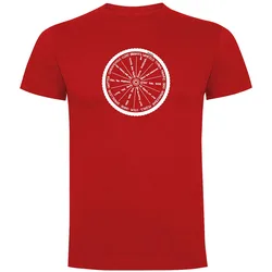 Maglietta A Maniche Corte Wheel Red