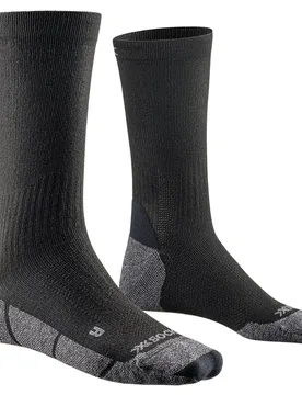Core Natural Crew Socks Black / Charcoal UK 3-5 Men,Women - X-SOCKS - FashionsVida