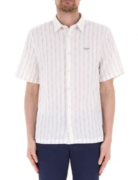 Guess Camicia in lino PANNA L - Guess - FashionsVida