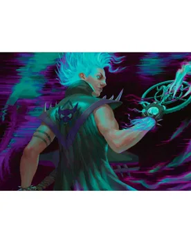 MTG Aetherdrift Playmat Borderless Racer featuring Winter, Cursed Rider - Ultra PRO - FashionsVida