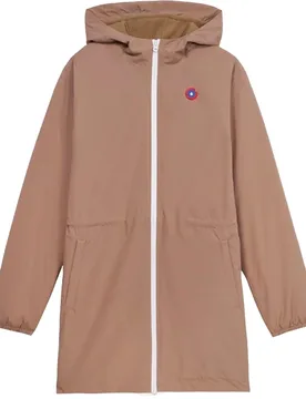 Veste longue imperméable doublée - Pompidou Sahara - Taille M - Beige - Flotte - FashionsVida