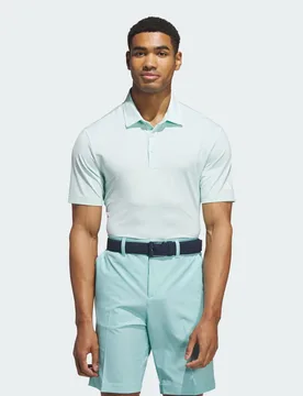 Mens Ultimate365 Solid Polo Shirt - Turquoise - Size X-Large - adidas performance - FashionsVida