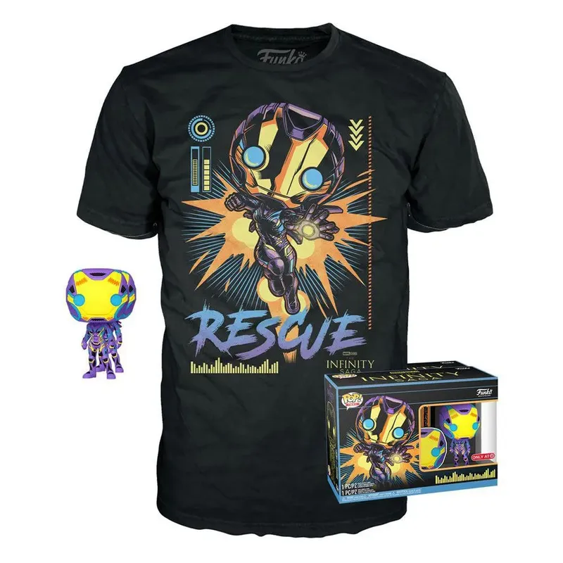 T-shirt à Manches Courtes Avengers Rescue Marvel Multicolor M unisex