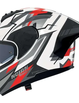 Casco Moto Integrale N60-6 SPORT CORSA 356 Bianco Nero taglia 3X - Nolan - FashionsVida