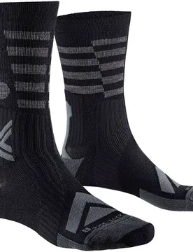 Calzini Gravel Perform Merino Crew Black / Charcoal - X-SOCKS - FashionsVida