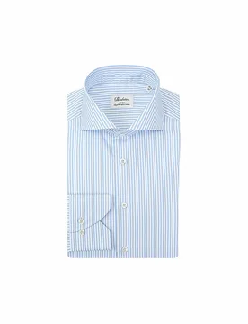 Camisa Slim Fit azul 39 - Stenströms - FashionsVida