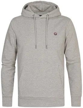 Felpa Con Cappuccio M-ros-swh005 Light Grey Melee S - Petrol industries - FashionsVida