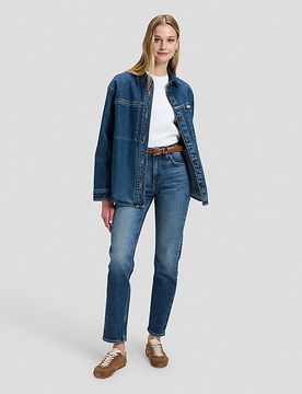 Carol High Rise Straight Jean Dark Cobalt Größe 29x31 female