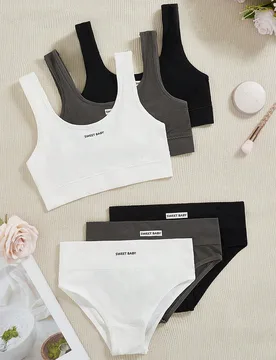 Set de 6 piezas de ropa interior sin costuras - Shein - FashionsVida