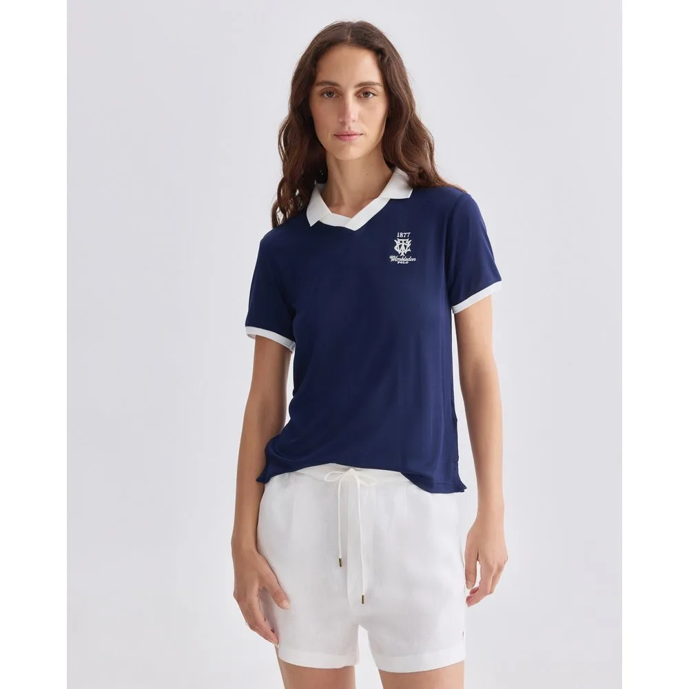 Polo de mujer de manga corta de Wimbledon - Polo Ralph Lauren - FashionsVida