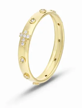Anello Rosario Donna Oro Giallo GL102364