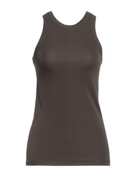 Toteme Camiseta de tirantes Mujer Verde oscuro M,S,XS,XXS Mujer