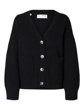 SLFJILLI LS KNIT CARDIGAN female - L - FashionsVida