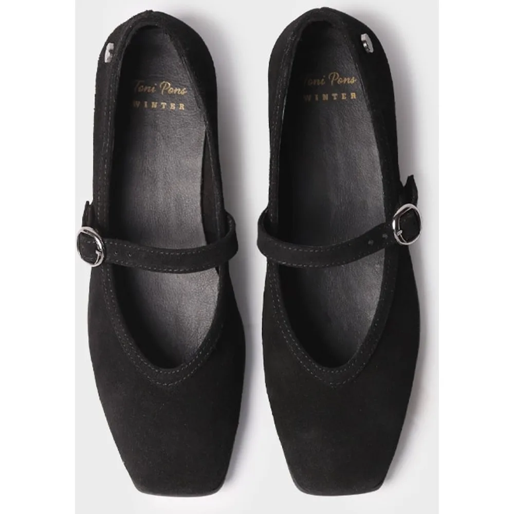 Merceditas planas de serraje de mujer - Toni Pons - FashionsVida