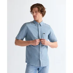 Camisa de hombre de manga corta de corte regular