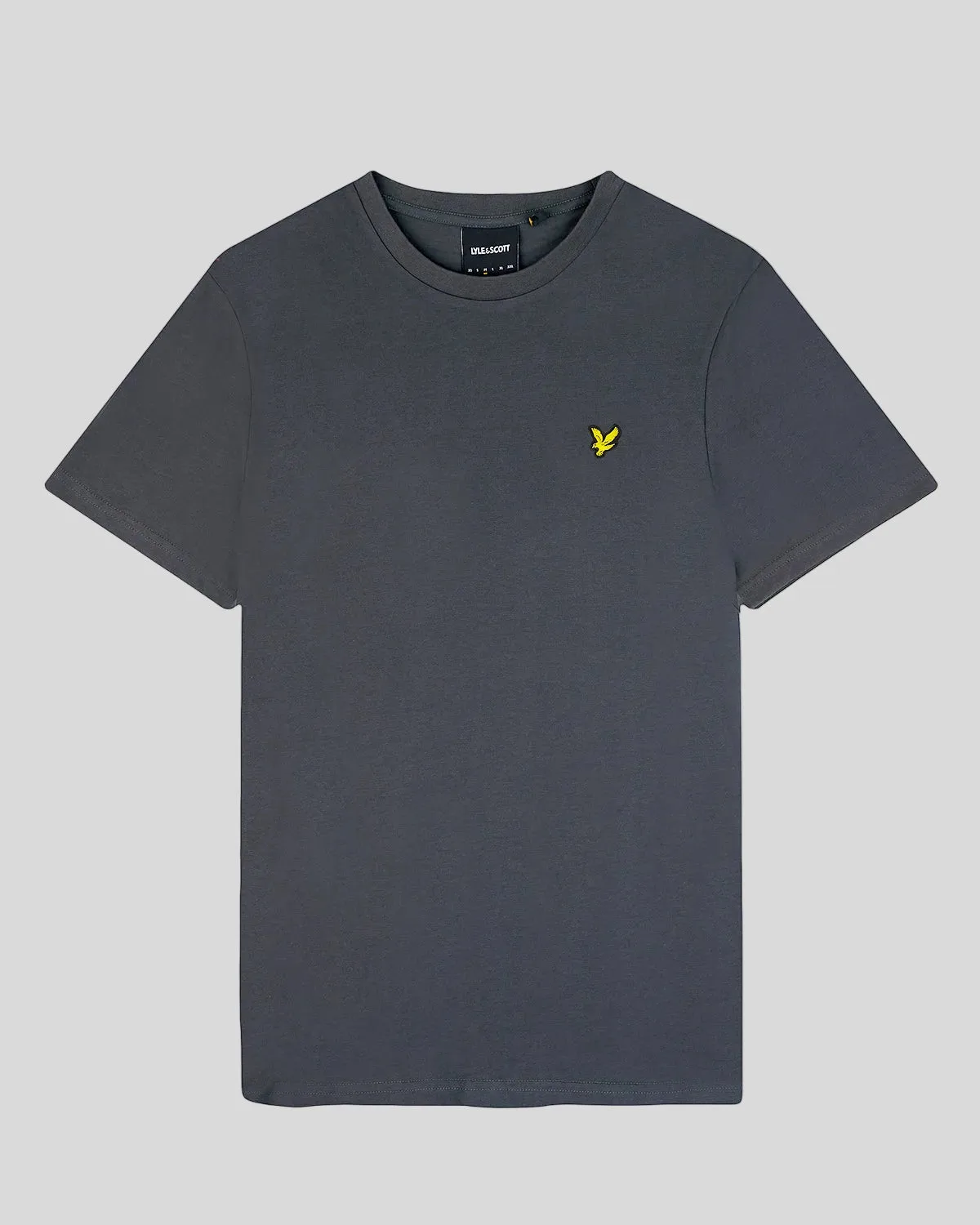 Men's Plain T-Shirt in Gunmetal - Lyle & Scott - FashionsVida