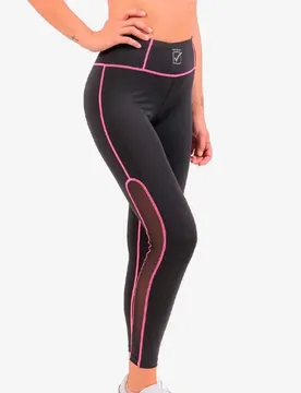 Leggings Moon Black / Fuchsia S