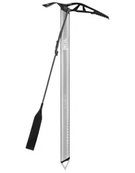 Piolet léger de randonnée glaciaire avec dragonne - Glacier Linkin Gray - Taille 50 cm - Gris