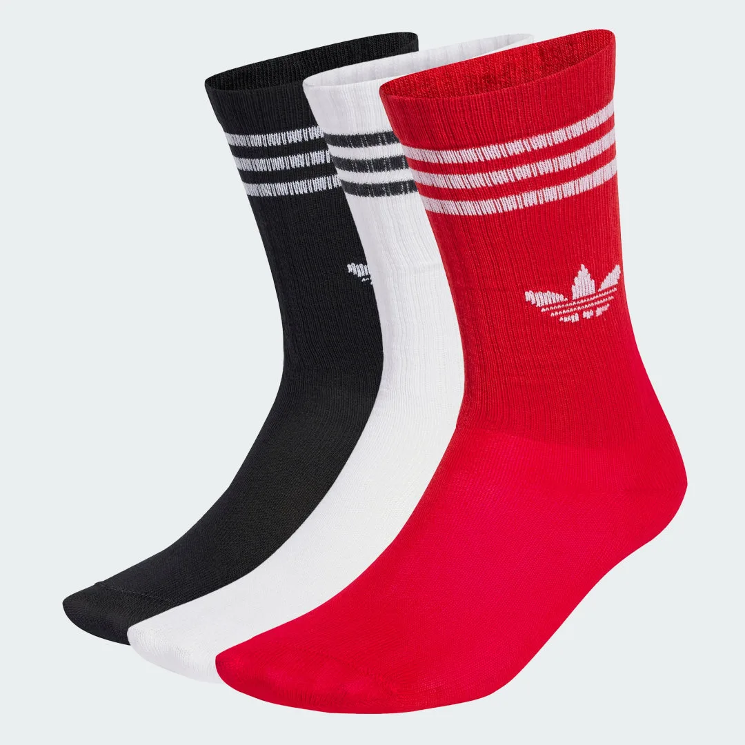 Calze 3 Pairs 16-18 Better Scarlet / Black / White - Adidas - FashionsVida