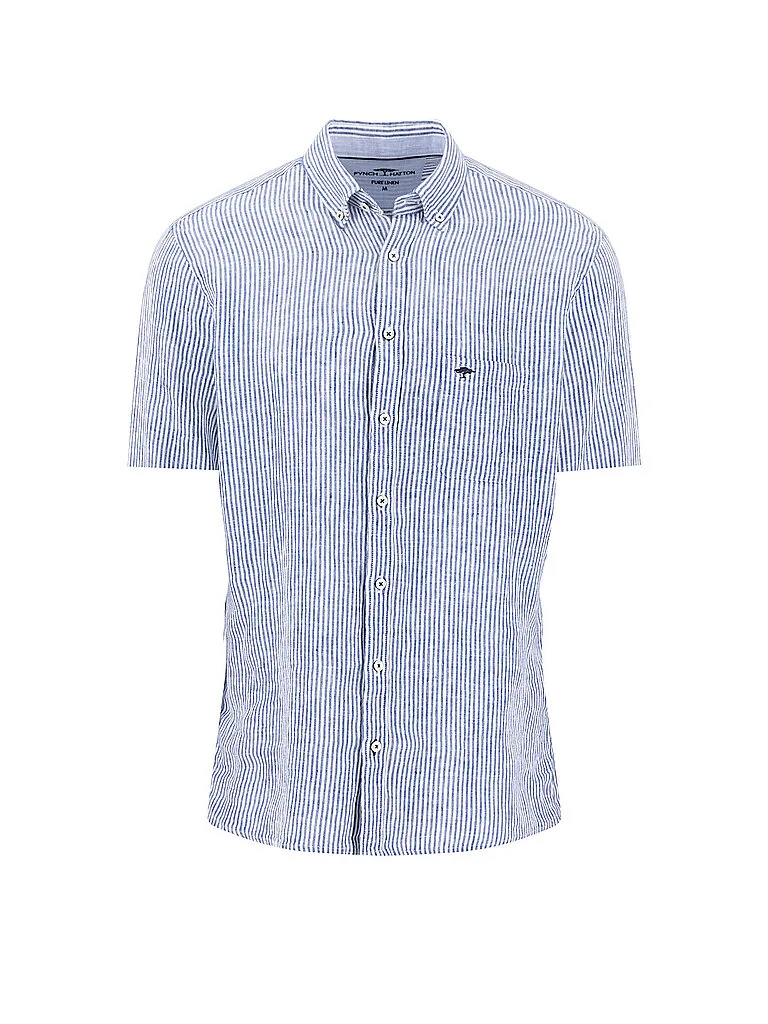 Chemise en lin bleu clair M - Fynch-Hatton - FashionsVida