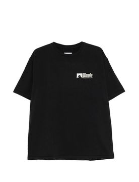 Men's Logo Chest Crew Neck T-Shirt in 100% Cotton