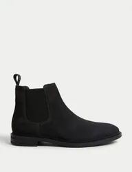 Suede Chelsea Boots Charcoal male