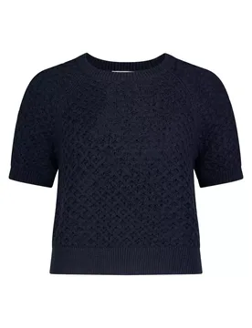 Strickpullover Kurz 1/2 Arm female - XXL - FashionsVida