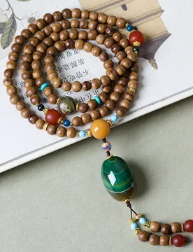 Butter Agarwood Bracelet Original Yellow Green Wrapped Silk Agate Cultural Play Chinese Handstring Necklace Sweater Chain - Aliexpress - FashionsVida