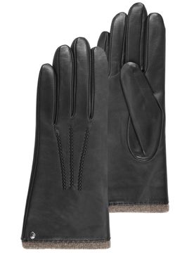 Gants cuir chaud Noir noir 6.5