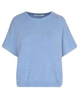 Chaleco de punto azul claro 34