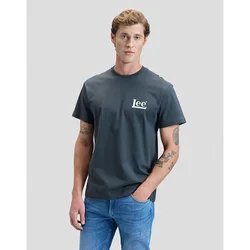 Relaxed Santa Monica Tee Washed Black Größe M male