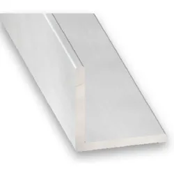 Perfil Ángulo Aluminio Anodizado Incoloro 1 m