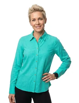 Camicia A Maniche Lunghe 21009628 Regular Fit Light Green S