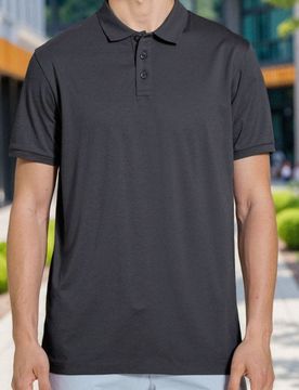 Sinsay - Polo in cotone - antracite