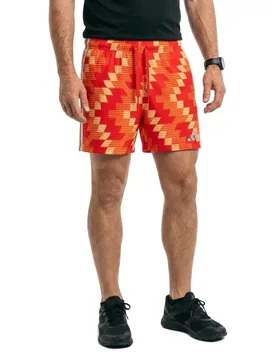 Football-inspired Graphic 5´´ Swimming Shorts Ice Tangerine / White S Men - Adidas - FashionsVida
