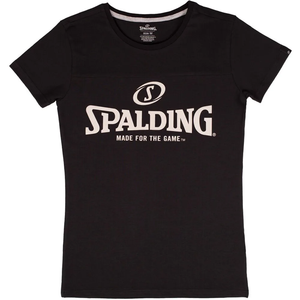 Essential camiseta baloncesto Negro (XXL) - Spalding - FashionsVida