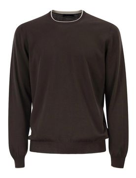 Maglione In Maglia Di Cotone