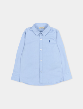 TRUSSARDI camicia bambino blue
