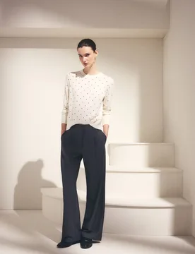 Jersey de mujer cuello caja tachas all over - Woman El Corte Inglés - FashionsVida