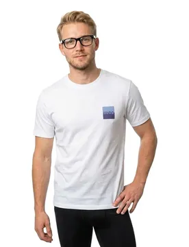 Hugo T-shirt à Manches Courtes Dapusi 10266462 01 White XL