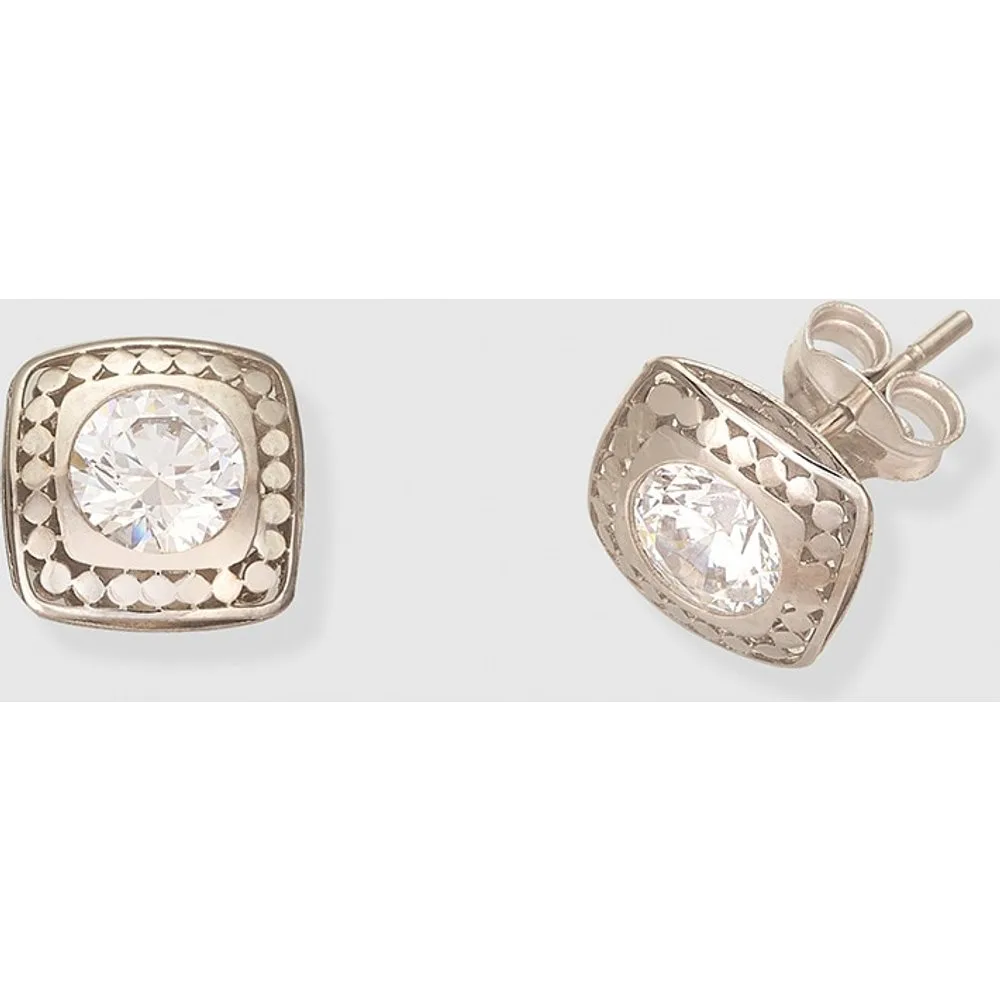 Pendientes de oro y circonitas - El Corte Inglés - FashionsVida