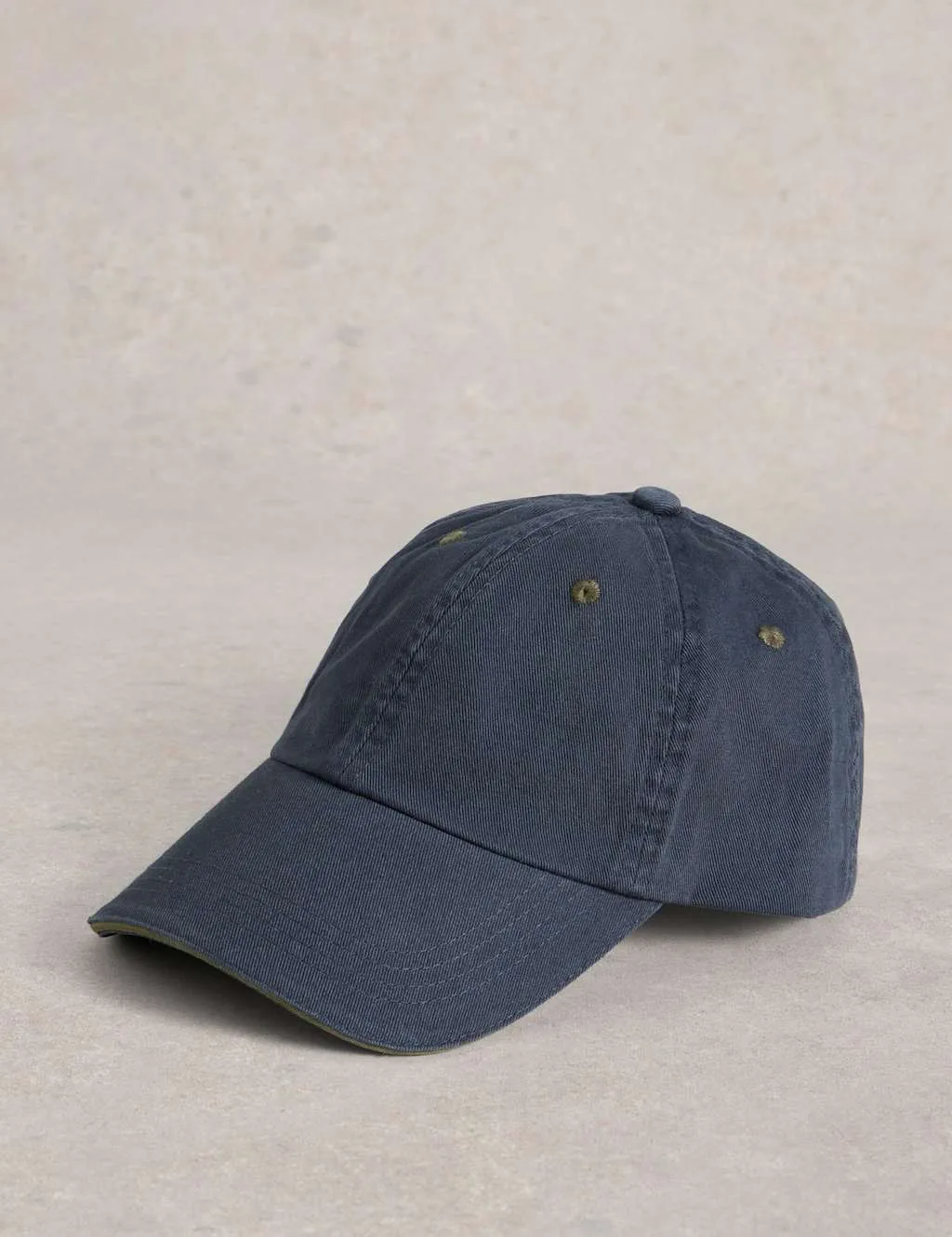 Pure Cotton Baseball Cap Navy female - White stuff - FashionsVida