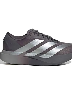 Adizero Evo Sl Running Shoes Grey Strata / Silver Metallic / Light Granite UK 6 Men - Adidas - FashionsVida