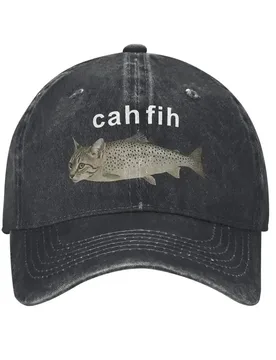 Cah Fih Funny Mispelled Fish Meme Cat Casual Baseball Cap Men Summer Tennis Skate Trucker Hat Fashion Breathable Baseball Caps - Aliexpress - FashionsVida