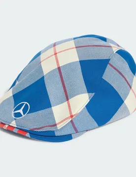 CAPPELLINO PIATTO MERCEDES - AMG PETRONAS FORMULA ONE TEAM BLUE WONDER ARROWS Uomo (M/L) Cream White / Dark Marine / Tactile Red - Adidas - FashionsVida