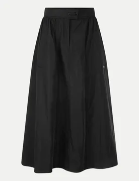 Cain Wadenlanger Rock mit Schimmereffekt Schwarz 40 - Marc - FashionsVida