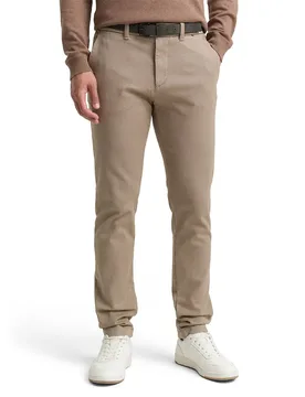 Pantaloni Chino 103757 Traveler Slim Beige Brown Zig Zag Structure 29 - Tom tailor - FashionsVida